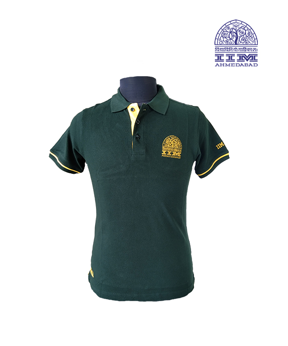 Polo Dual Tone Green with Yellow